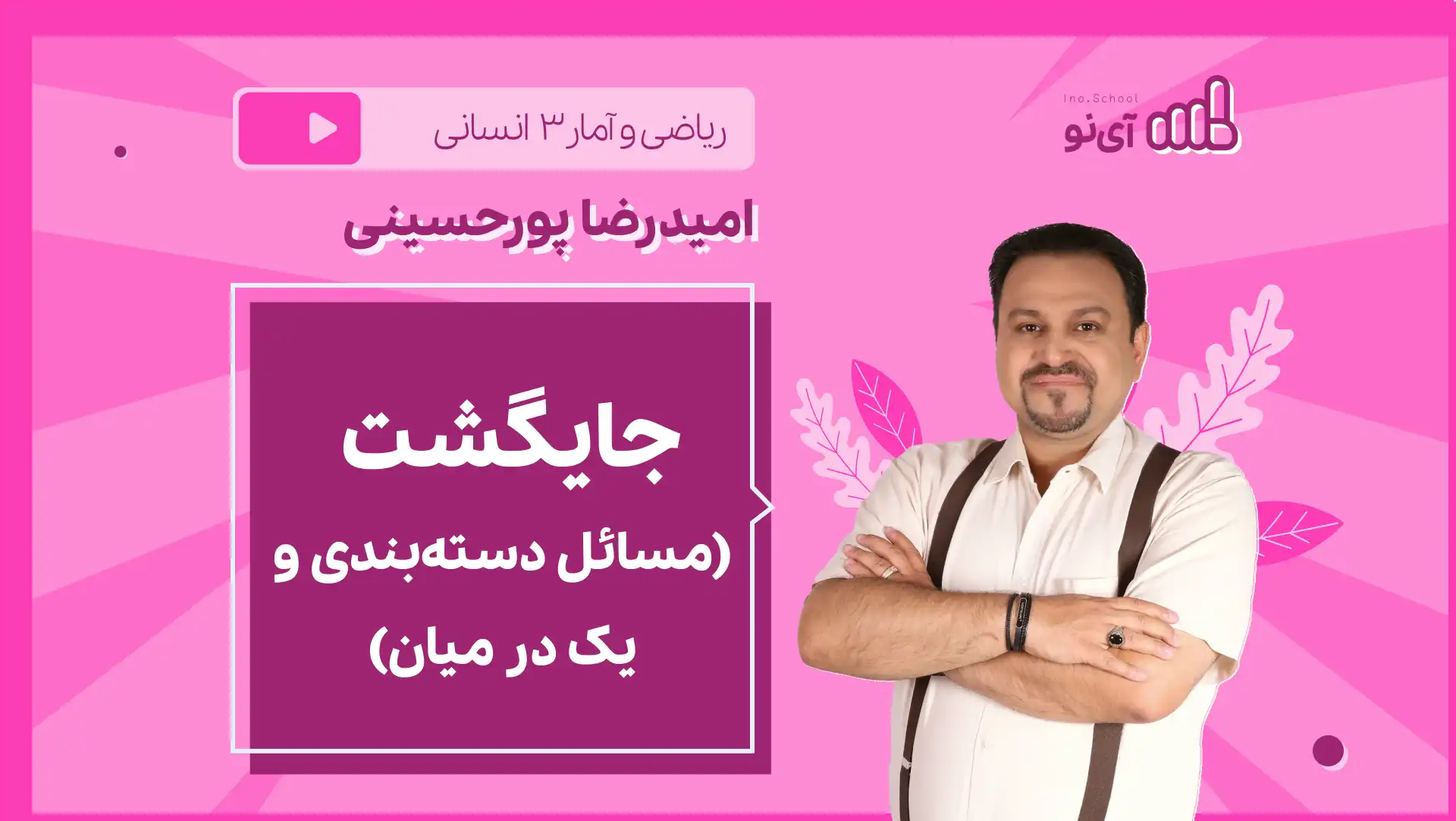تصویر پیش نمایش درس نکته و تست جایگشت (مسائل دسته بندی و یک در میان)