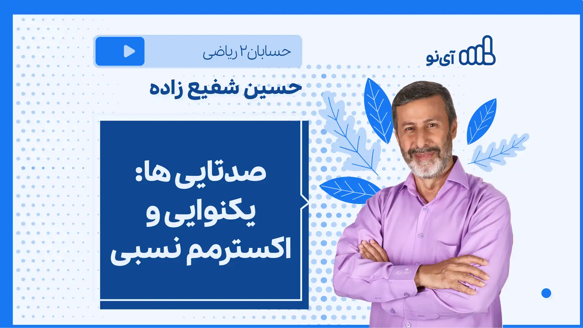 تصویر پیش نمایش درس نکته و تست صدتایی ها: یکنوایی و اکسترمم نسبی