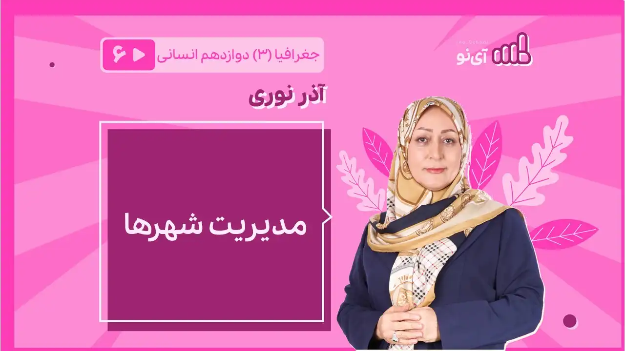 تصویر پیش نمایش درس مدیریت شهر ها