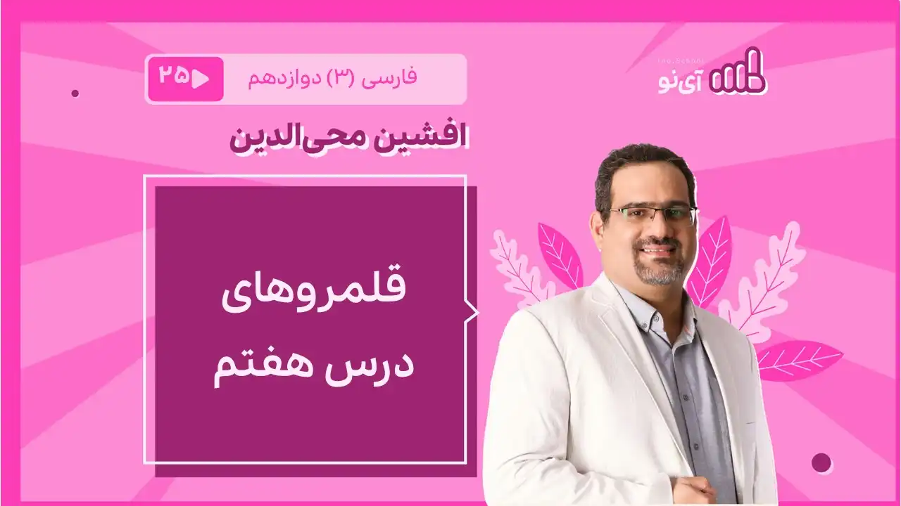 تصویر پیش نمایش درس قلمروهای درس هفتم
