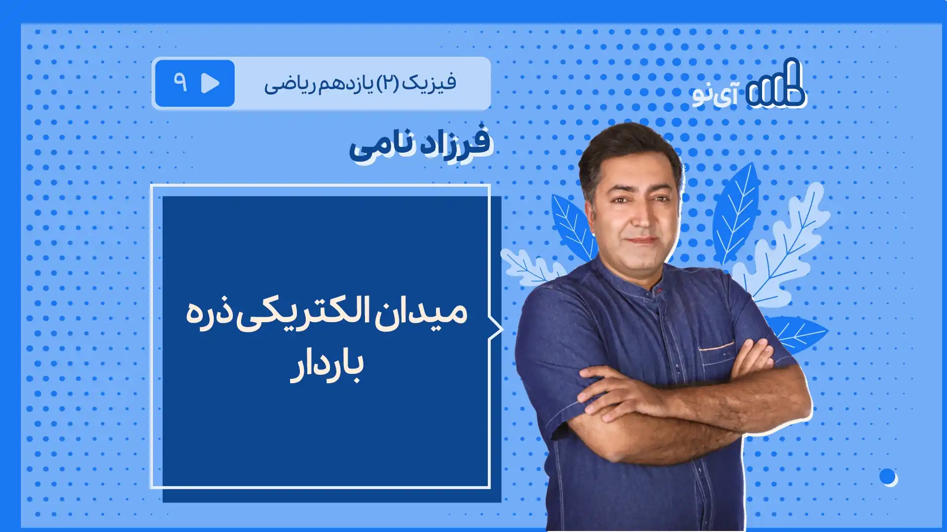 تصویر پیش نمایش درس میدان الکتریکی ذره باردار