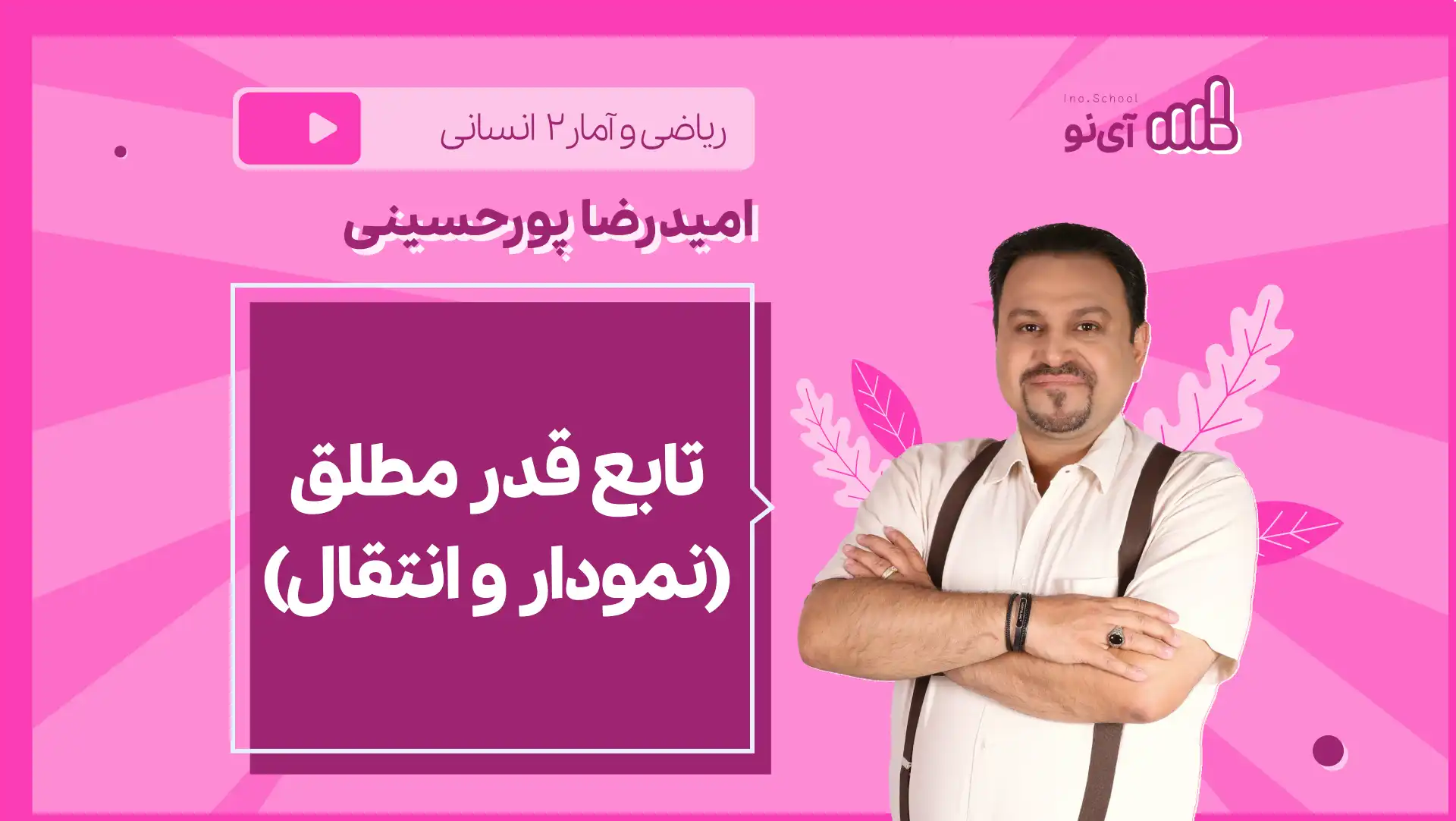 تصویر پیش نمایش درس نکته و تست تابع قدر مطلق (نمودار و انتقال)