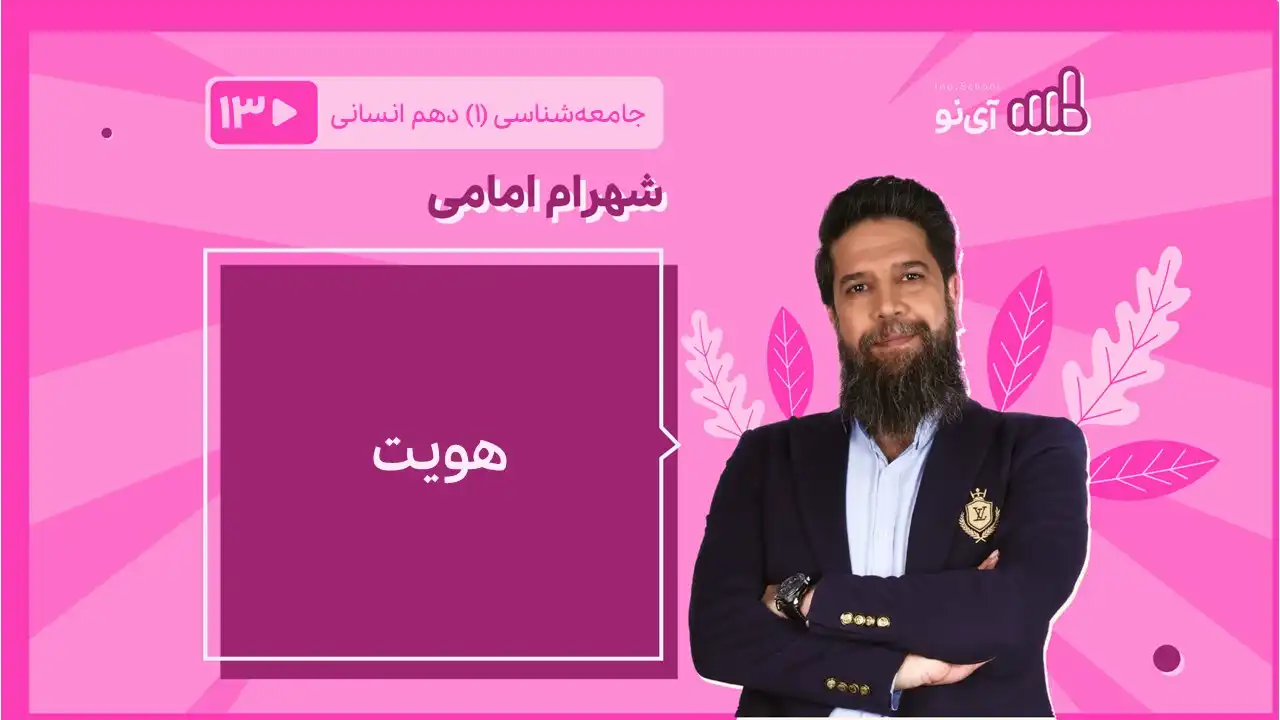تصویر پیش نمایش درس سیزدهم:هویت