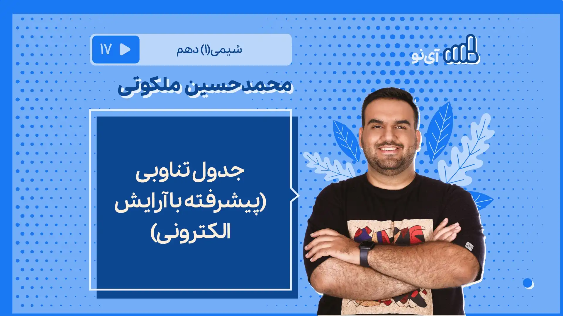 تصویر پیش نمایش درس جدول تناوبی (پیشرفته با آرایش الکترونی)