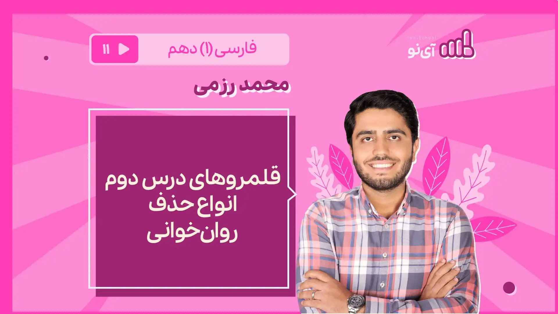 تصویر پیش نمایش درس قلمروهای درس دوم ـ انواع حذف ـ روان خوانی
