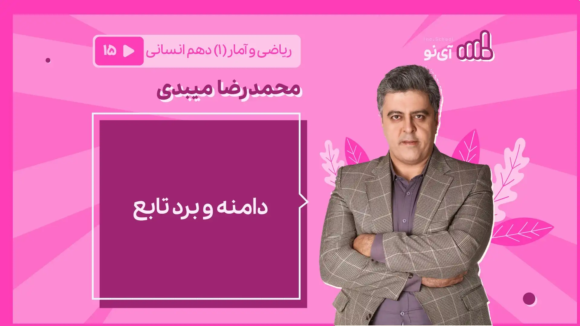 تصویر پیش نمایش درس دامنه و برد تابع