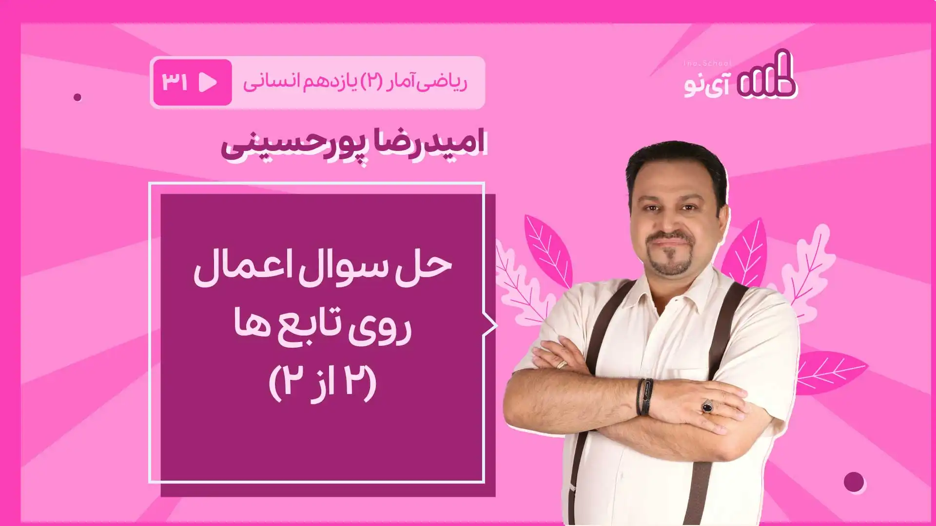 تصویر پیش نمایش درس حل سوال اعمال روی توابع (قسمت دوم)