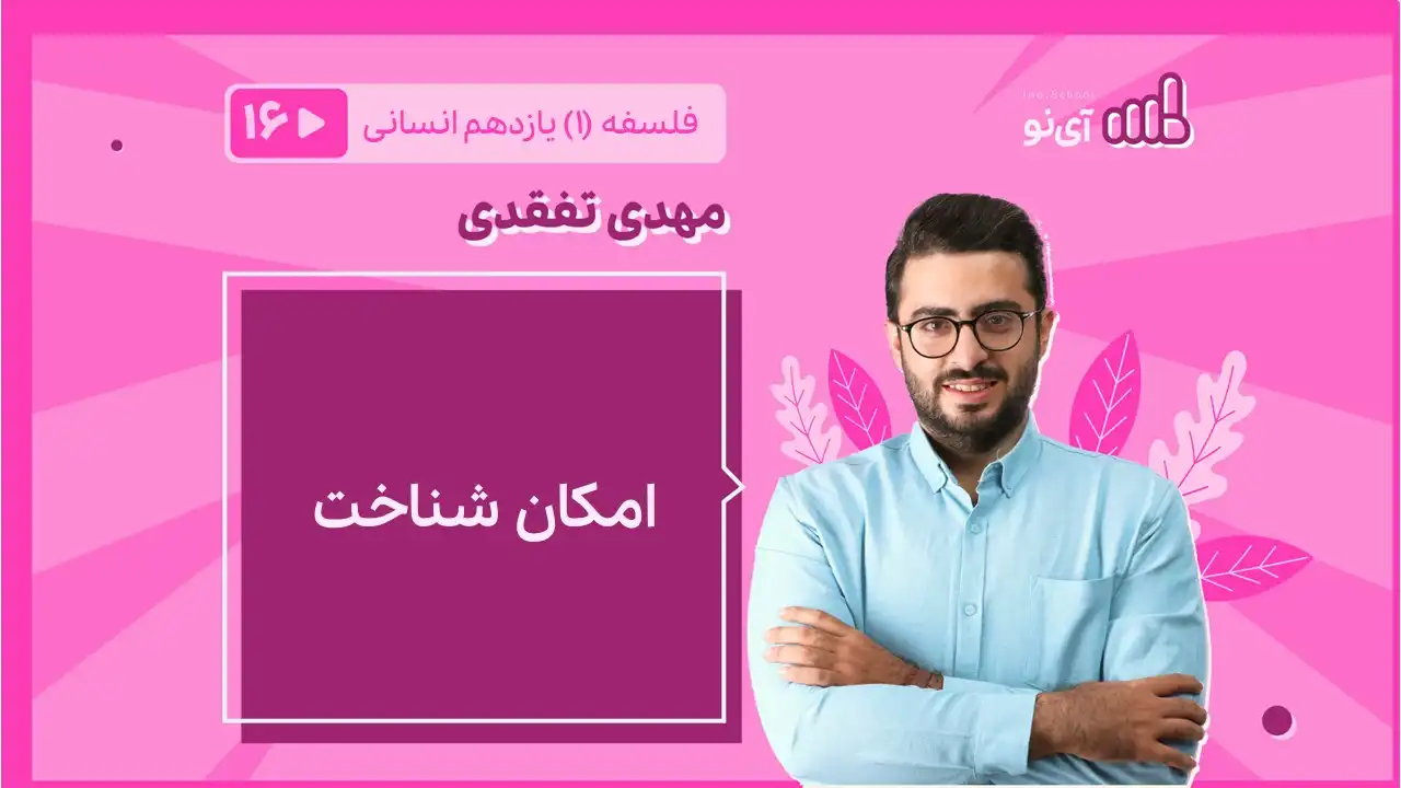 تصویر پیش نمایش درس امکان شناخت
