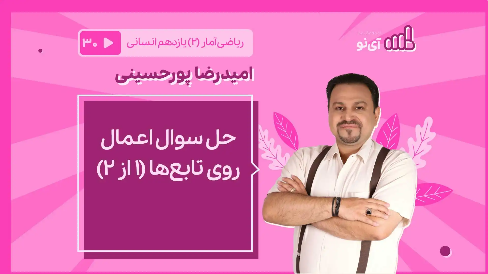تصویر پیش نمایش درس حل سوال اعمال روی توابع (قسمت اول)