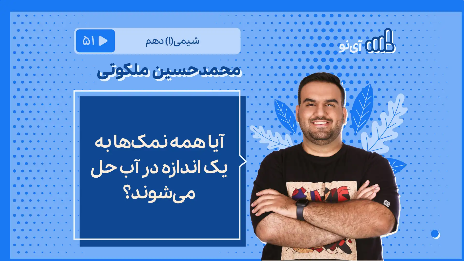 تصویر پیش نمایش درس آیا همه نمک ها به یک اندازه در آب حل می شوند؟