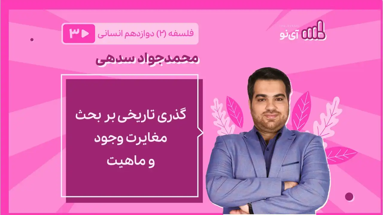 تصویر پیش نمایش درس گذری تاریخی بر بحث مغایرت وجود و ماهیت