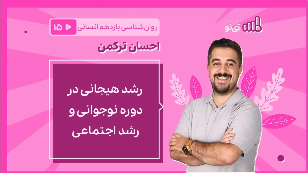 تصویر پیش نمایش درس رشد هیجانی در دوره نوجوانی و رشد اجتماعی