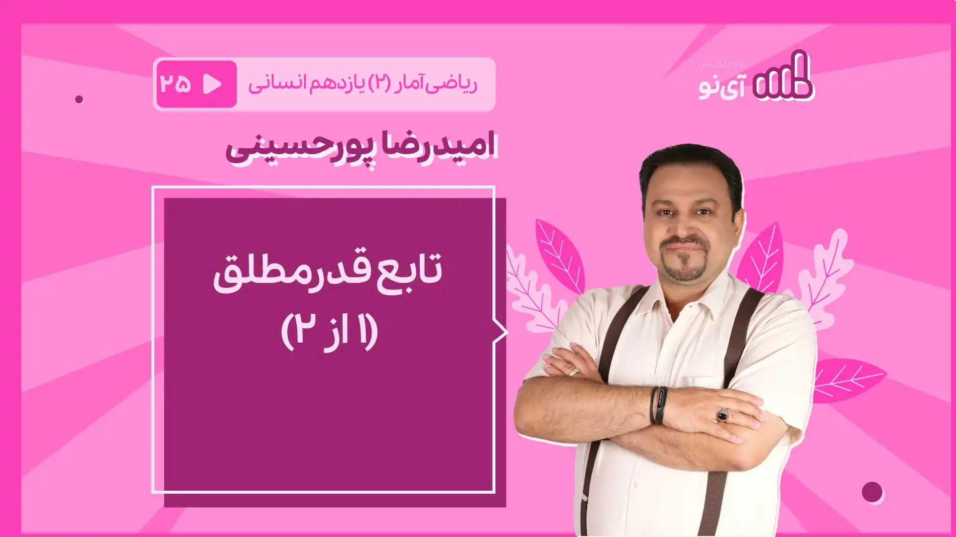 تصویر پیش نمایش درس تابع قدرمطلق (قسمت اول)