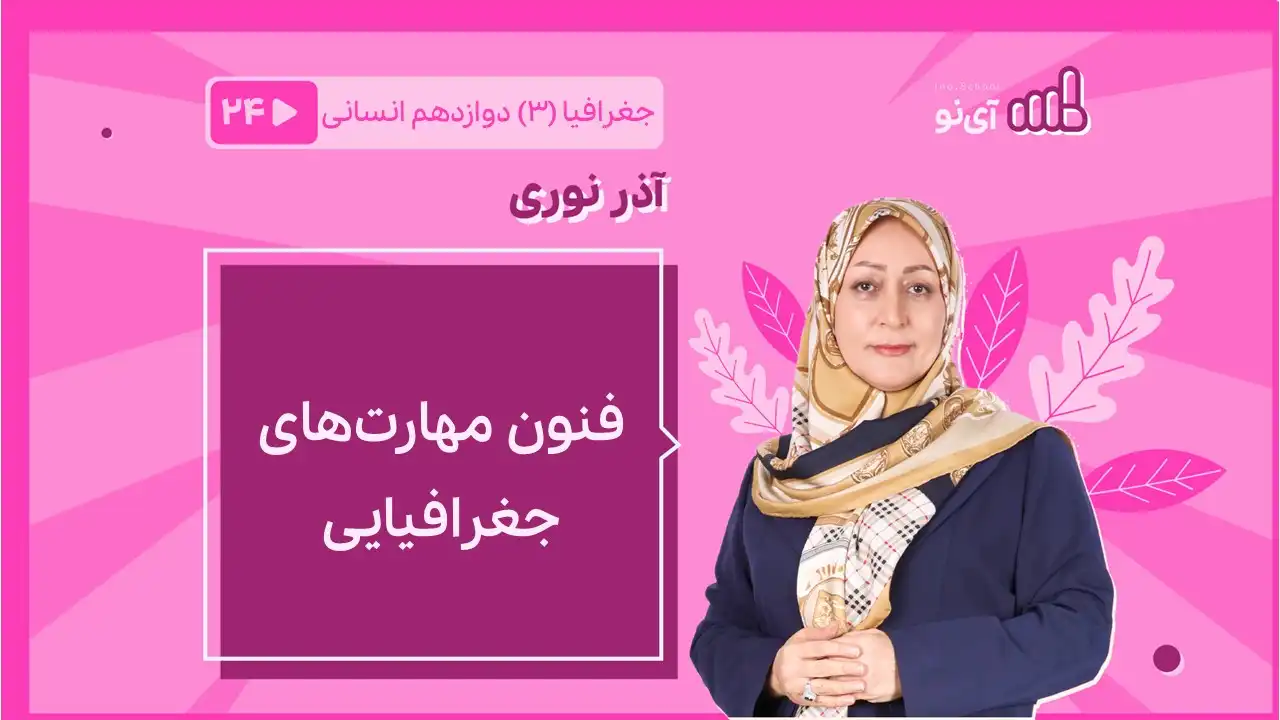تصویر پیش نمایش درس فنون مهارت های جغرافیایی
