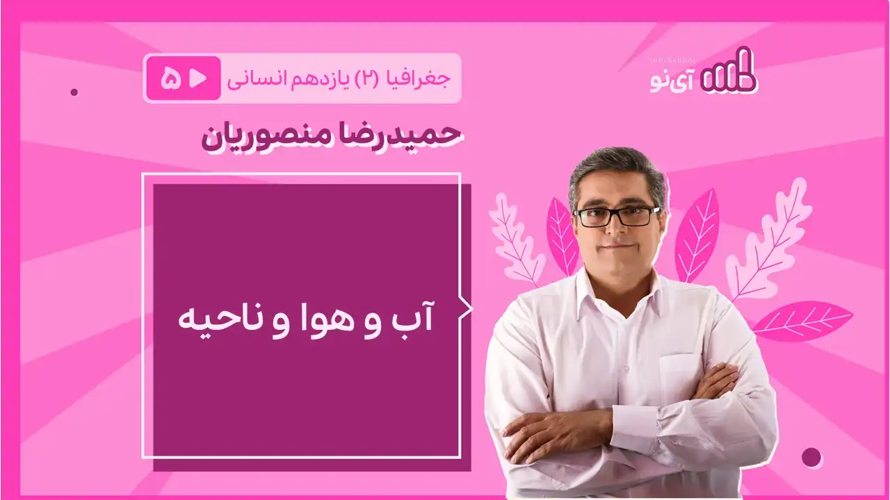 تصویر پیش نمایش درس آب و هوا و ناحیه