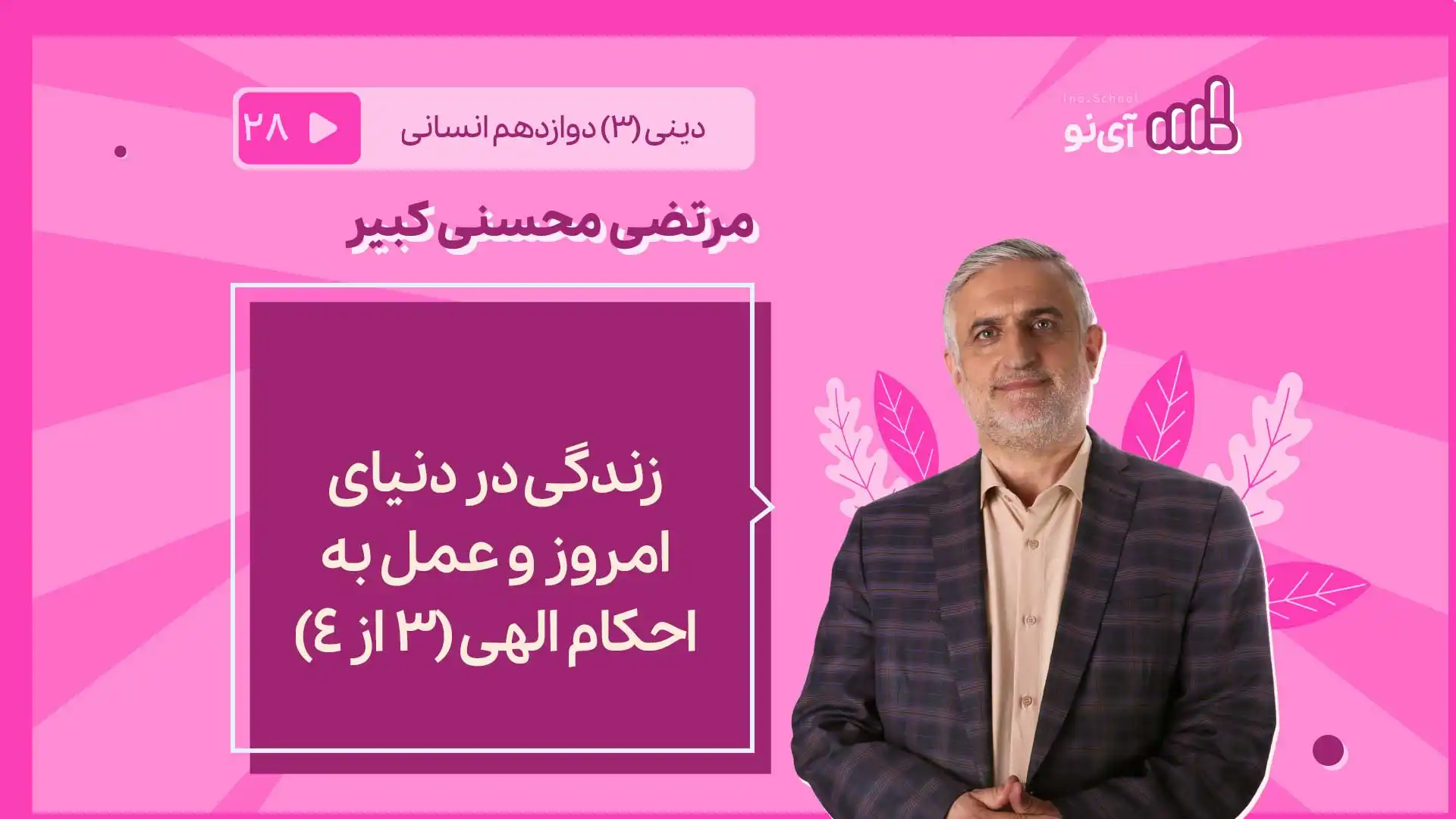 تصویر پیش نمایش درس زندگی در دنیای امروز و عمل به احکام الهی ۳ از ۴