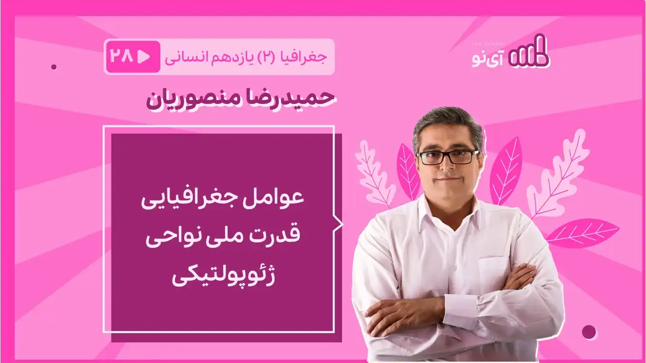 تصویر پیش نمایش درس عوامل جغرافیایی قدرت ملی نواحی ژئوپولتیکی