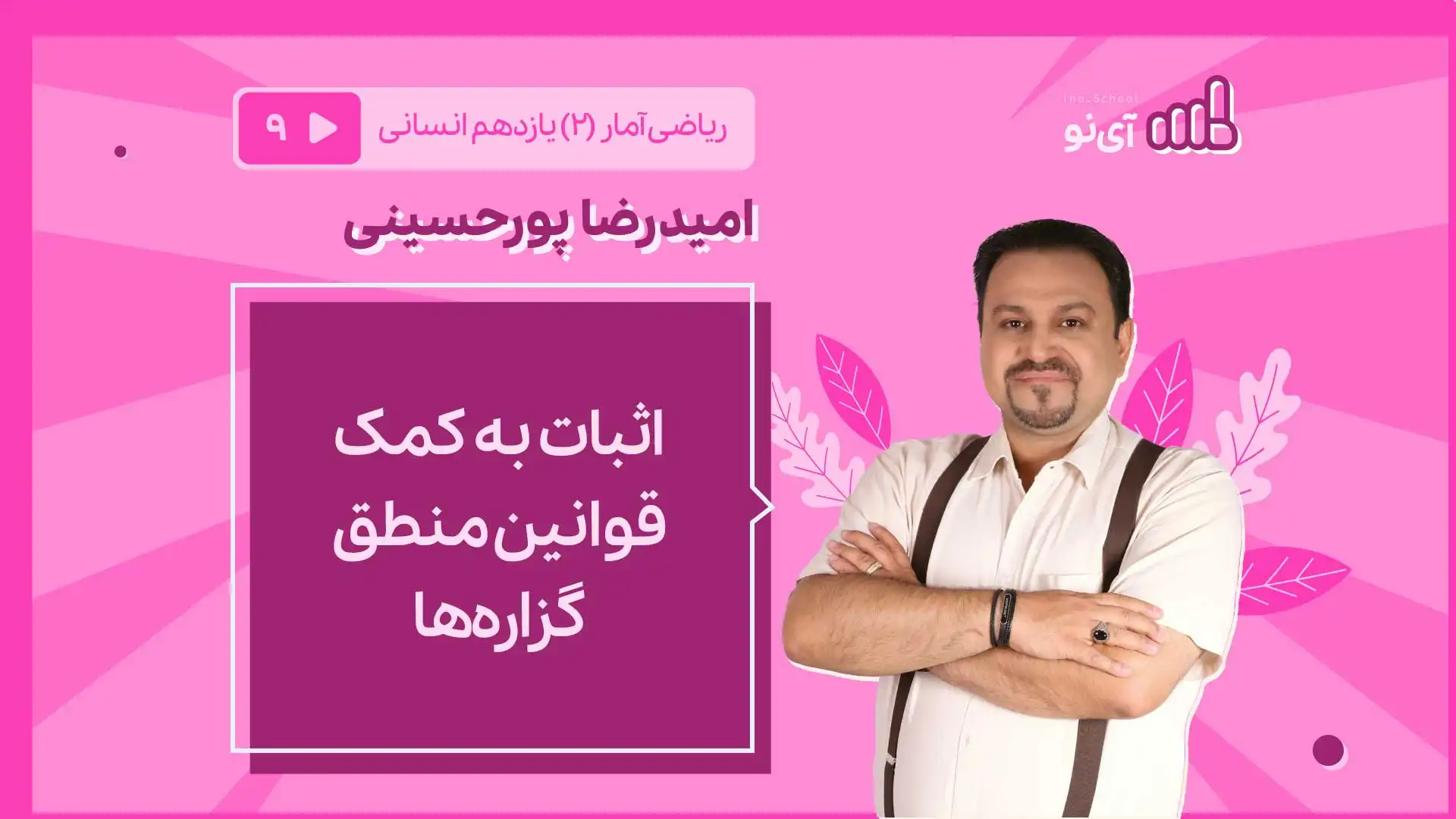 تصویر پیش نمایش درس اثبات به کمک قوانین منطق گزاره ها