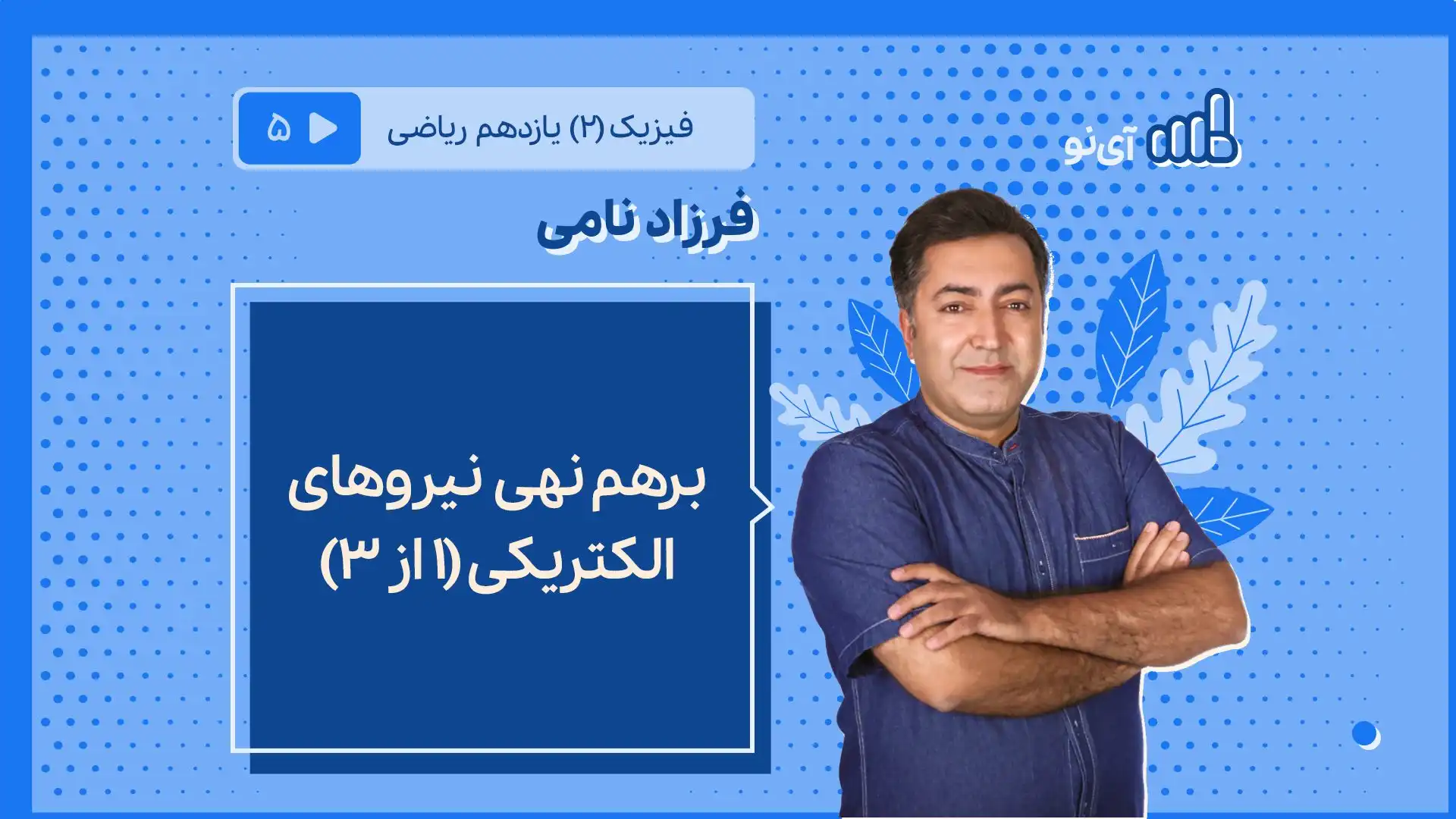 تصویر پیش نمایش درس برهم نهی نیروهای الکتریکی (۱ از ۳)